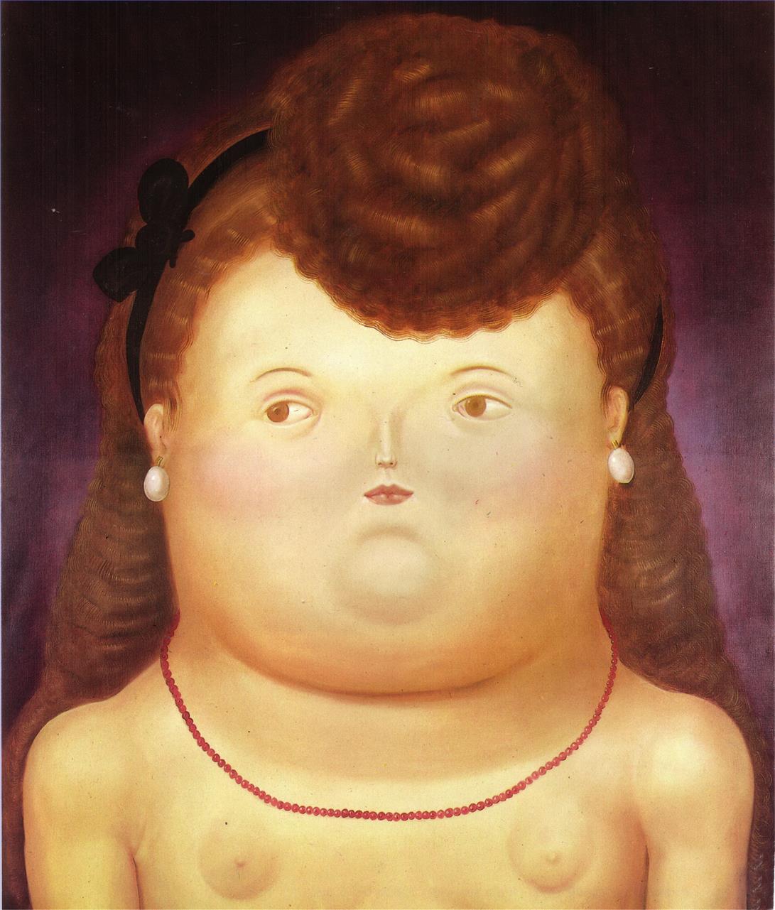 Girl Arc Fernando Botero Oil Paintings